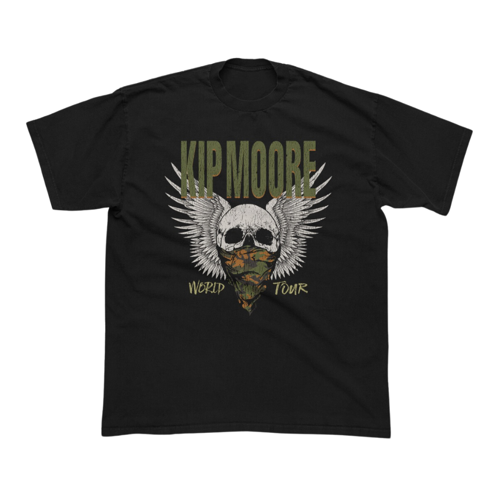 Camo Bandana Black T-Shirt