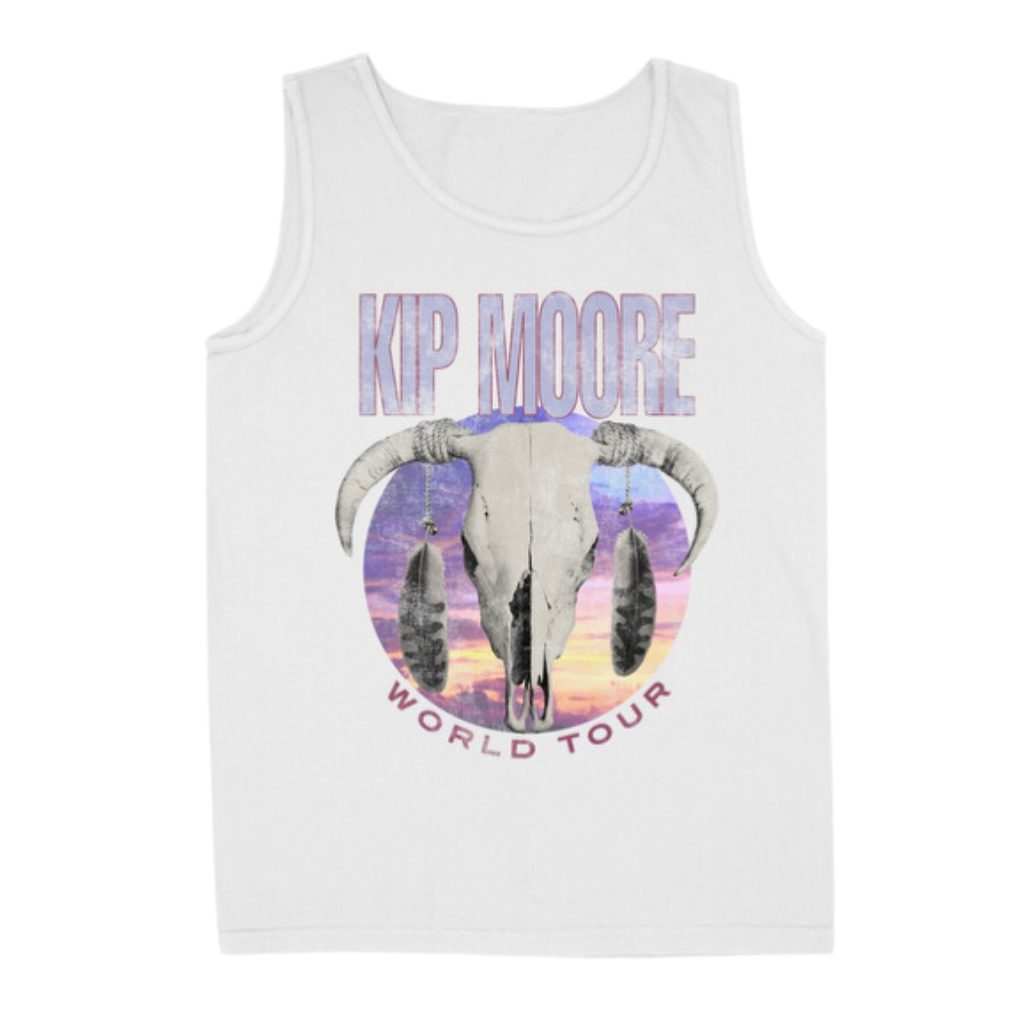 Purple Bull White Unisex Tank Top