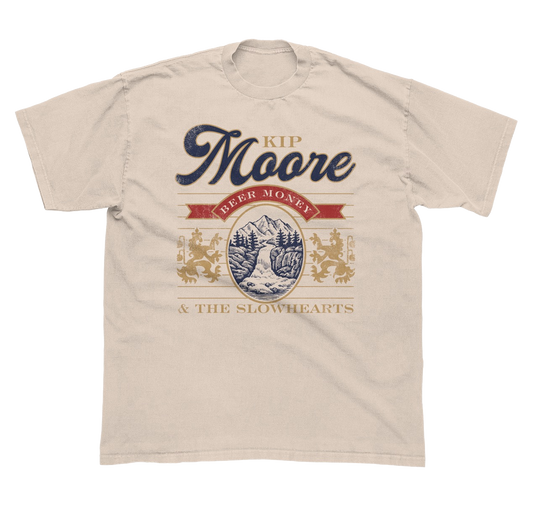 Beer Money Natural  T-Shirt