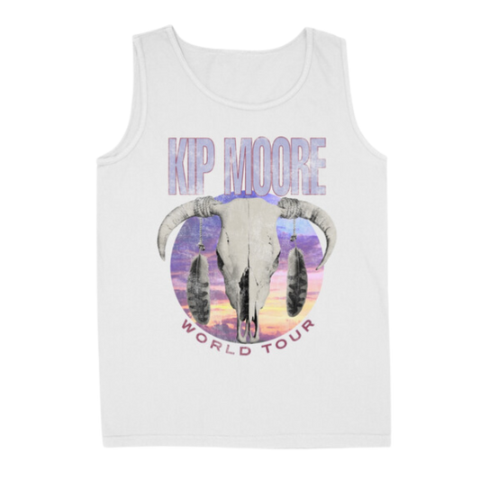 Purple Bull White Unisex Tank Top